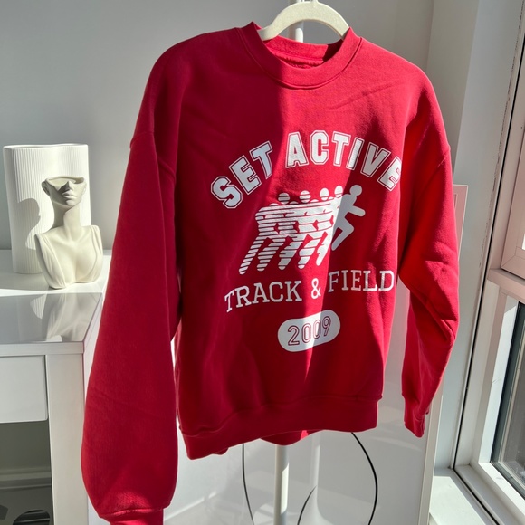 NWT SET ACTIVE Merch Crewneck - Track Star Limited Edition (XS) - Picture 5 of 6